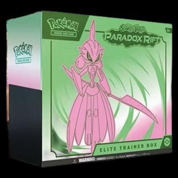 Pokémon Paradox Rift Iron Valiant elite trainer box beschikbaar voor biedingen