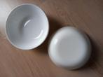 5 witte glazen bakjes van Ikea, Ophalen of Verzenden, Kom(men), Effen, Glas