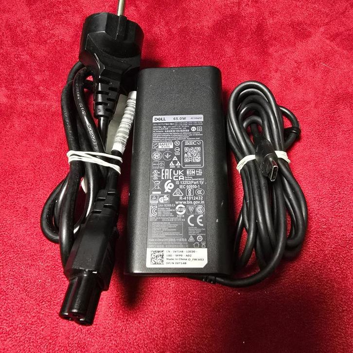 USB C Dell oplader, Computers en Software, Laptop-opladers, Zo goed als nieuw, Ophalen of Verzenden