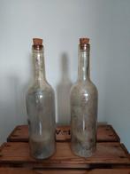 Twee flessen met kurk, Minder dan 50 cm, Ophalen of Verzenden