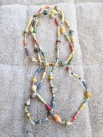 Kleurrijke Papieren Ketting - Wereldwinkel, Ophalen of Verzenden, Zo goed als nieuw, Overige kleuren, Overige materialen