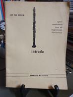 Speelstudieboek voor beginnende klarinettist Jan van Beek, Muziek en Instrumenten, Ophalen