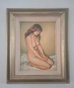 Jenö Kerényi Hongarije (1908-1975)" naaktstudie jong meisje", Antiek en Kunst, Kunst | Schilderijen | Klassiek, Ophalen of Verzenden