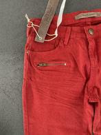 F454 Nieuw jeans Jade Twelve: maat 26=XXS=34 broek rood, Kleding | Dames, Jade Twelve, Overige kleuren, Nieuw, Ophalen of Verzenden