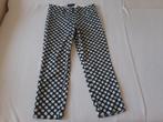 aparte zwart/witte broek Claudia Sträter maat 38, Zwart, Claudia Sträter, Lang, Gedragen