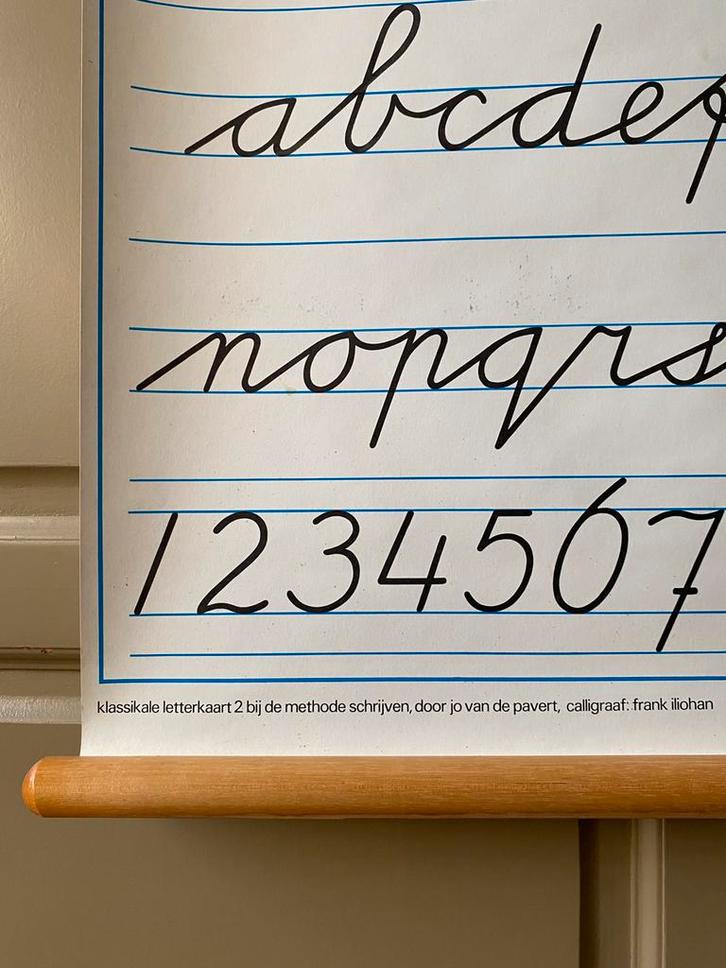 Letterkaart - Prachtige staat!, Antiek en Kunst, Antiek | Schoolplaten, Overige thema's, Ophalen of Verzenden