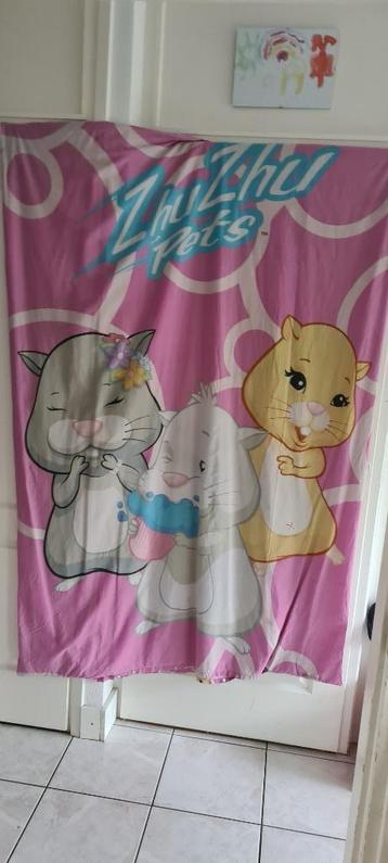Roze Zhu zhu pets hamsters dekbedovertrek dubbelzijdig. beschikbaar voor biedingen