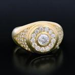 Prachtige 14 krt gouden ring, Ophalen of Verzenden, Nieuw, Goud, Heer