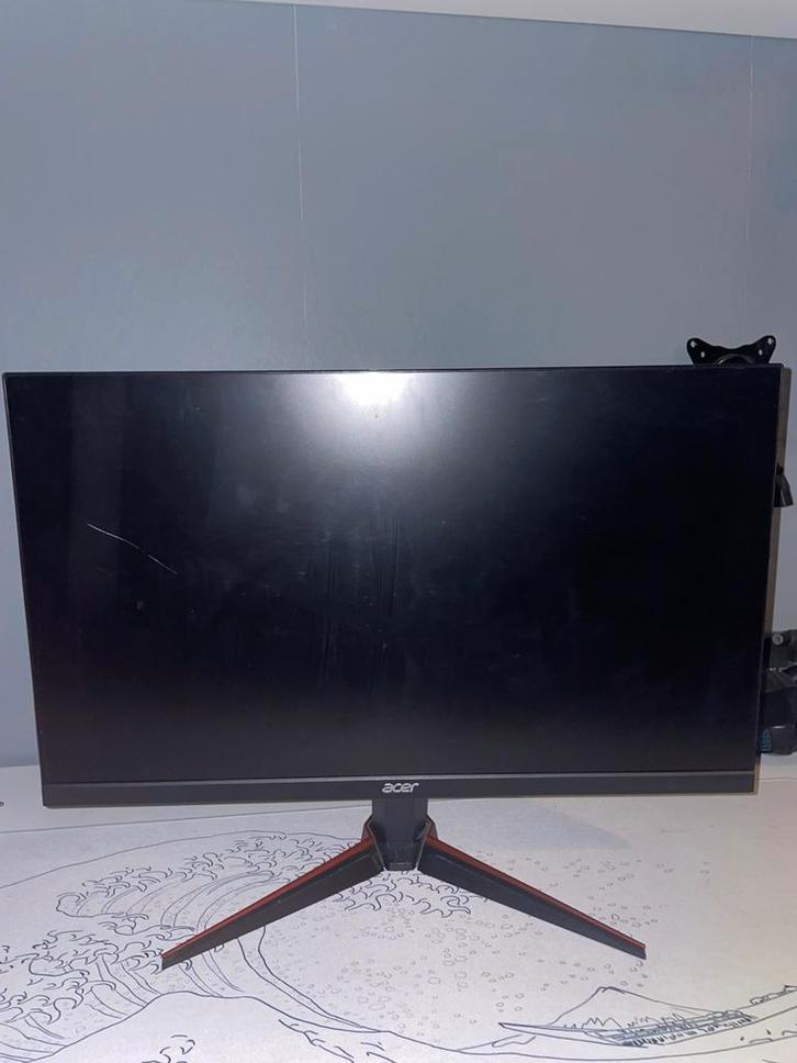 Acer monitor 24 inch, Computers en Software, Monitoren, Zo goed als nieuw, 60 Hz of minder, LED, HD, Minder dan 1 ms, Ophalen of Verzenden