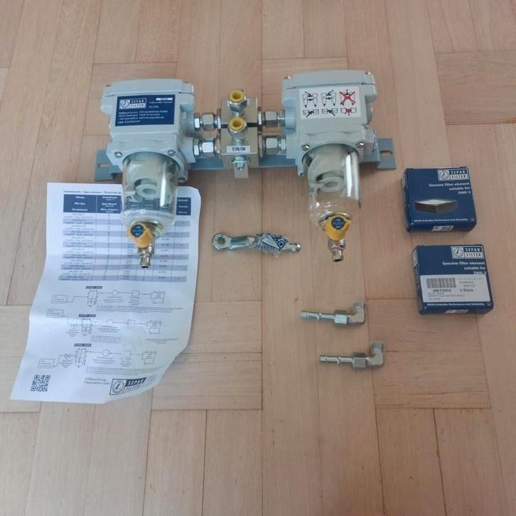 Separ omschakelbaar brandstoffilter set Nieuw!!!, Watersport en Boten, Bootonderdelen, Nieuw, Motor en Techniek, Zeilboot of Motorboot
