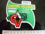 sticker camping valldaro platja d'aro costa brava 1991, Verzenden, Zo goed als nieuw, Bedrijf of Vereniging