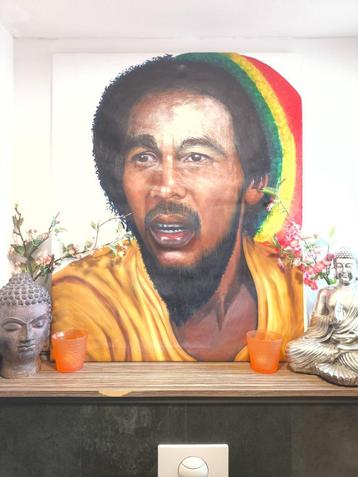 bob marley schilderij beschikbaar voor biedingen