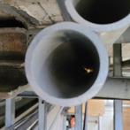 Aluminium ronde buis 60/50mm 600 mm, Doe-het-zelf en Verbouw, Ophalen, Zo goed als nieuw, Aluminium