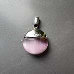 Hanger. Zilver met glas of rozenkwarts, Ophalen of Verzenden, Nieuw, Zilver, Zilver