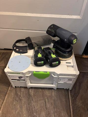 Goed werkende Festool ETSC 125 excenterschuurmachine beschikbaar voor biedingen