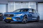 Volvo V90 2.0 T4 R-design I Pano-dak I Harman/Kardon I Trekh, 1969 cc, Blauw, 1616 kg, 92 €/maand