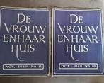 2 X DE VROUW EN HAAR HUIS, Verzamelen, Tijdschriften, Kranten en Knipsels, Ophalen of Verzenden, Voor 1920, Tijdschrift
