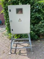 Nette bouwkast, bouwaansluiting, op gegalvaniseerd frame, Doe-het-zelf en Verbouw, Ophalen, Gebruikt, Overige typen