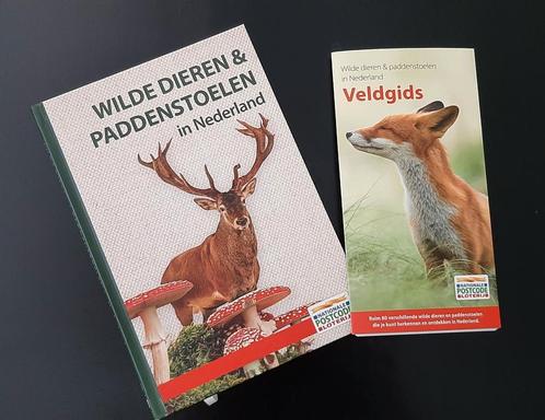Wilde dieren en paddenstoelen in Nederland + veldgids. Nieuw, Boeken, Natuur, Zo goed als nieuw, Natuur algemeen, Ophalen of Verzenden
