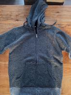 Te koop Grijze heren hoodie met rits, Onbekend, Ophalen of Verzenden, Grijs, Maat 56/58 (XL)