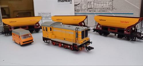 Märklin 2845 H0 Railbouw Leerdam Treinset analoog., Hobby en Vrije tijd, Modeltreinen | H0, Zo goed als nieuw, Treinset, Wisselstroom