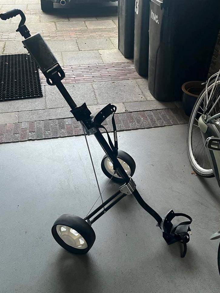 2x Golf trolley 2-wiels, Sport en Fitness, Golf, Gebruikt, Golfkar, Overige merken, Ophalen
