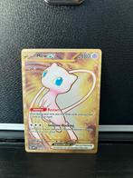 Mew gold metal promo, Hobby en Vrije tijd, Verzamelkaartspellen | Pokémon, Ophalen of Verzenden, Zo goed als nieuw, Meerdere kaarten