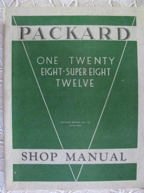 Packard One Twenty Eight Super Eight + Twelve manual 1935, Auto diversen, Handleidingen en Instructieboekjes, Ophalen of Verzenden