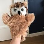 Handpop Uil - Knuffel, Ophalen of Verzenden, Zo goed als nieuw, Overige typen