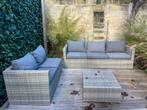 Complete Lounge Tuinset met Kussens, Tuin en Terras, Tuinsets en Loungesets, Ophalen, 5 zitplaatsen, Gebruikt, Loungeset