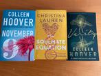 Soulmate Equation en November 9 en Verity Engelse boeken, Ophalen of Verzenden, Nieuw, Colleen Hoover, Fictie
