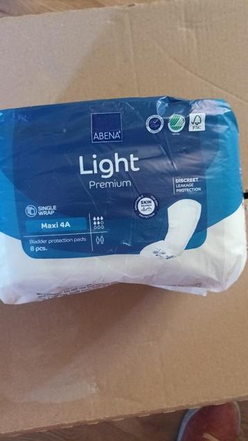 13x Abena Light Maxi 4A Incontinentie verbanden 8 st. p.pak beschikbaar voor biedingen
