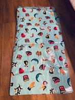 Zeil met vintage afbeeldingen, Hobby en Vrije tijd, Stoffen en Lappen, Ophalen of Verzenden, Zo goed als nieuw, Katoen, 30 tot 200 cm