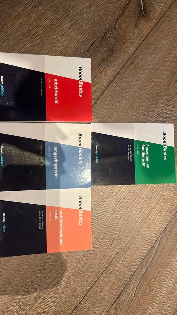 Boom Basics set - diverse rechten boeken, Boeken, Studieboeken en Cursussen, Zo goed als nieuw, WO, Ophalen of Verzenden