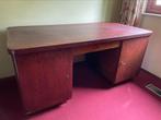 Groot, houten, vintage bureau, Ophalen, Gebruikt, Bureau