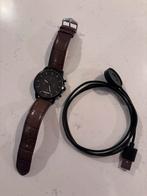 Fossil Collider HR Smartwatch met Lader, Sieraden, Tassen en Uiterlijk, Smartwatches, Gebruikt, Hartslag, Zwart, Fossil