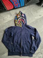 Bathing Ape Full Zip Vest Donkerblauw Maat M, Ophalen of Verzenden, Maat 48/50 (M), Blauw, Gedragen