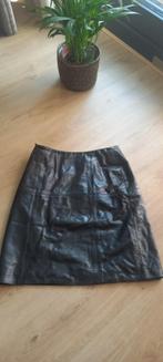 Rok, 100% leer van D N A, Zwart, Ophalen of Verzenden, Zo goed als nieuw, Knielengte