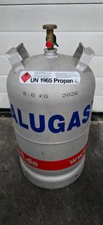 Propaan gasfles 11 kg aluminium lichtgewicht bijna vol, Ophalen, Zo goed als nieuw