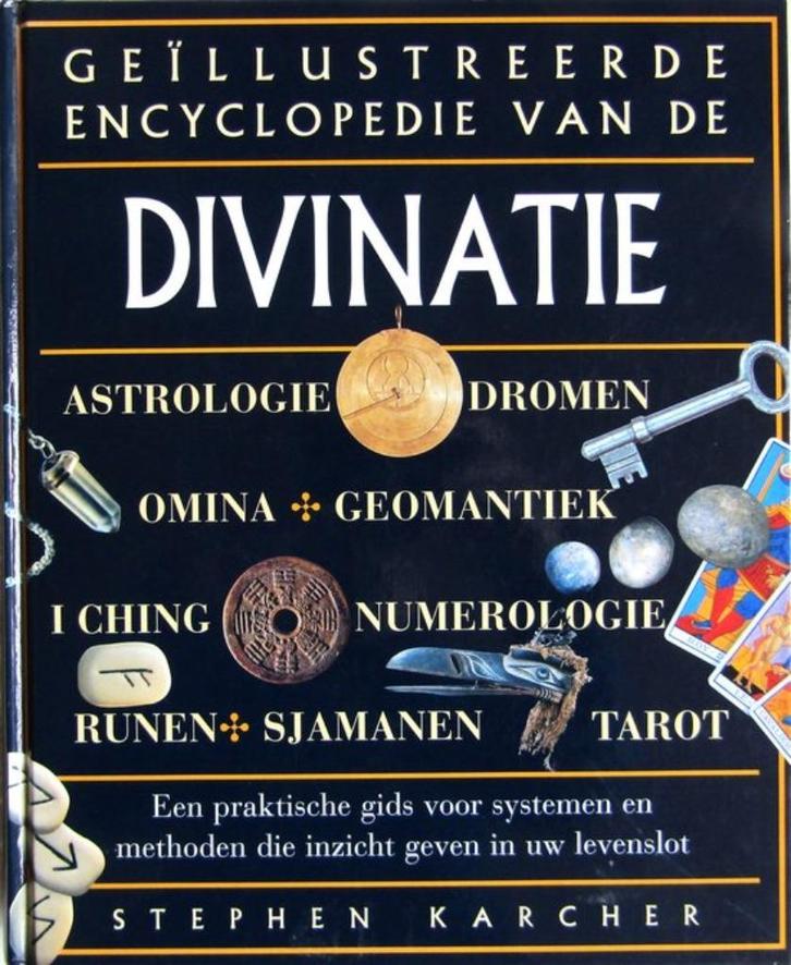 Geïllustreerde encyclopedie vd divinatie - Stephen Karcher, Boeken, Esoterie en Spiritualiteit, Nieuw, Ophalen of Verzenden