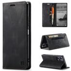 Luxe Flip Case met Kaarthouder voor Redmi Note 12 5G _ Zwart, Verzenden, Nieuw, Hoesje of Tasje