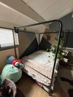 Zwart Hemelbed - 2 persoons, Ophalen, Gebruikt, Zwart, Tweepersoons