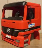 Bruder Mercedes Actros 4143 cabine rood, Kinderen en Baby's, Speelgoed | Speelgoedvoertuigen, Ophalen of Verzenden, Zo goed als nieuw