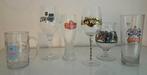 6 Verschillende Bierglazen - Verzameling, Ophalen of Verzenden, Gebruikt, Glas of Glazen, Overige merken