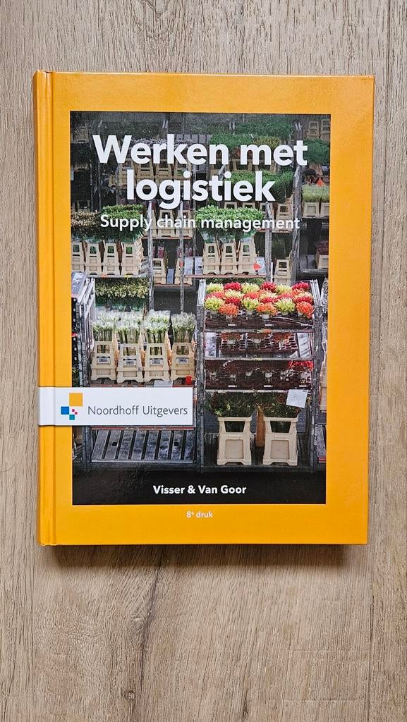 Werken met logistiek, 8e druk - Leerboek, Boeken, Studieboeken en Cursussen, Nieuw, HBO, Beta, Ophalen of Verzenden