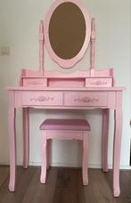 Makeup tafel met krukje, Huis en Inrichting, Ophalen, Gebruikt, 50 tot 100 cm, Minder dan 100 cm