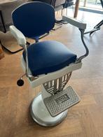 Kappersstoel voor kinderen, Huis en Inrichting, Stoelen, Gebruikt, Wit, Ophalen of Verzenden, Metaal