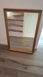 Spiegel met gouden rand, Huis en Inrichting, Woonaccessoires | Spiegels, Minder dan 50 cm, Ophalen of Verzenden, Zo goed als nieuw