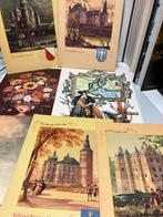 1958 Holland America line menukaarten 7 stuks, Gebruikt, Onze andere, Overige typen, Ophalen of Verzenden