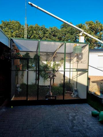Aluminium voliere 3x2x2,5 meter beschikbaar voor biedingen